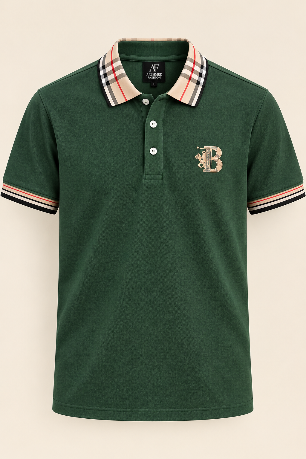 Dark Green Polo & Cream Pant Combo ₹1200 | Best Combo Under ₹1500
