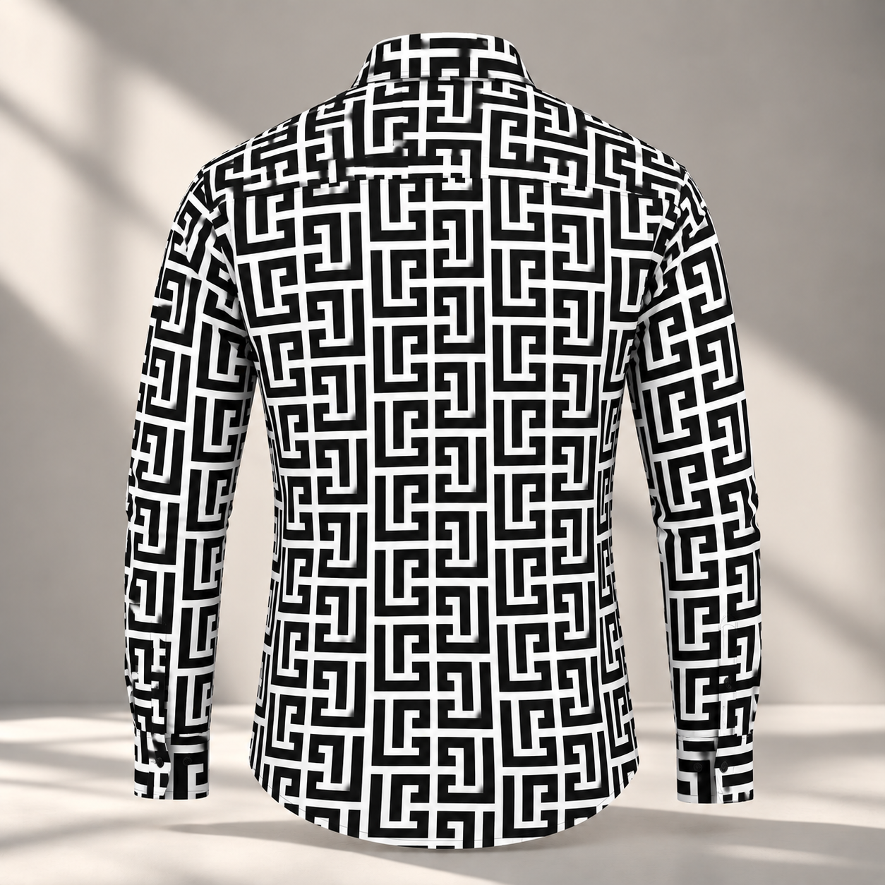 Multicolor Embroidered White Shirt for Men
